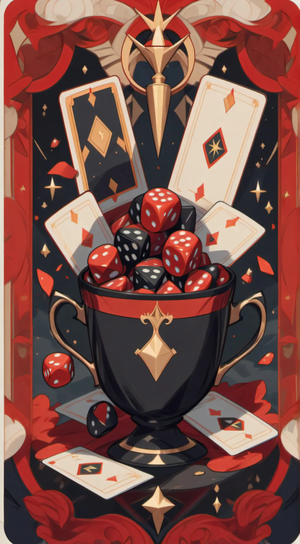 ai character: Blame dice background