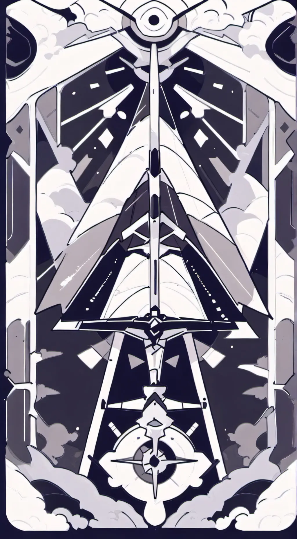 ai character: black x luna background