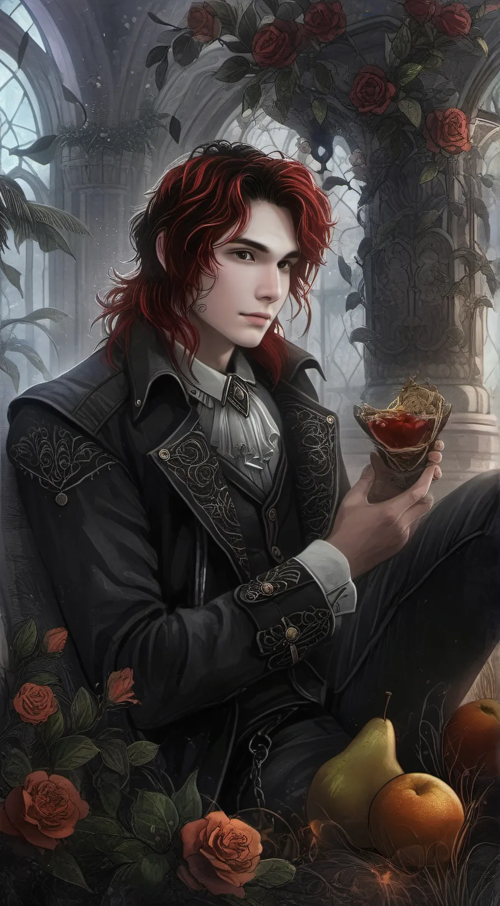 ai character: King asteria background