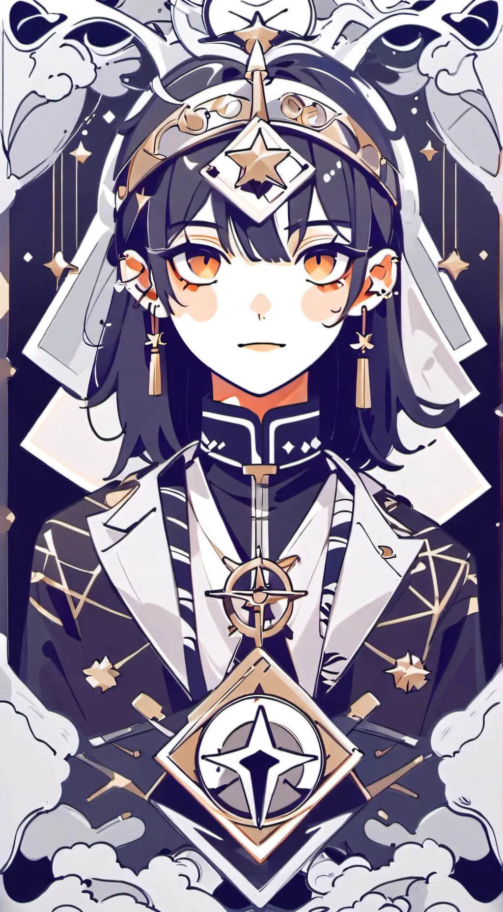 ai character: Dw sad background