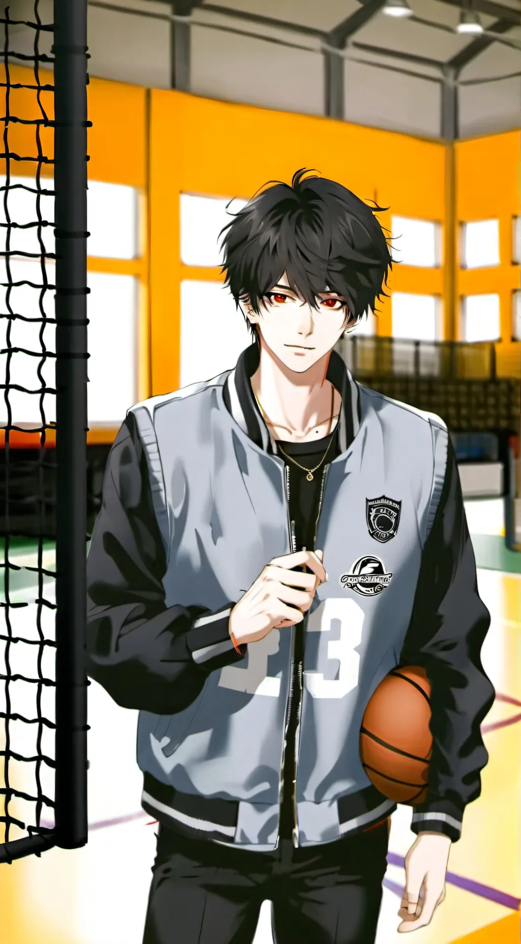 ai character: 🏀Lukas🏀 background