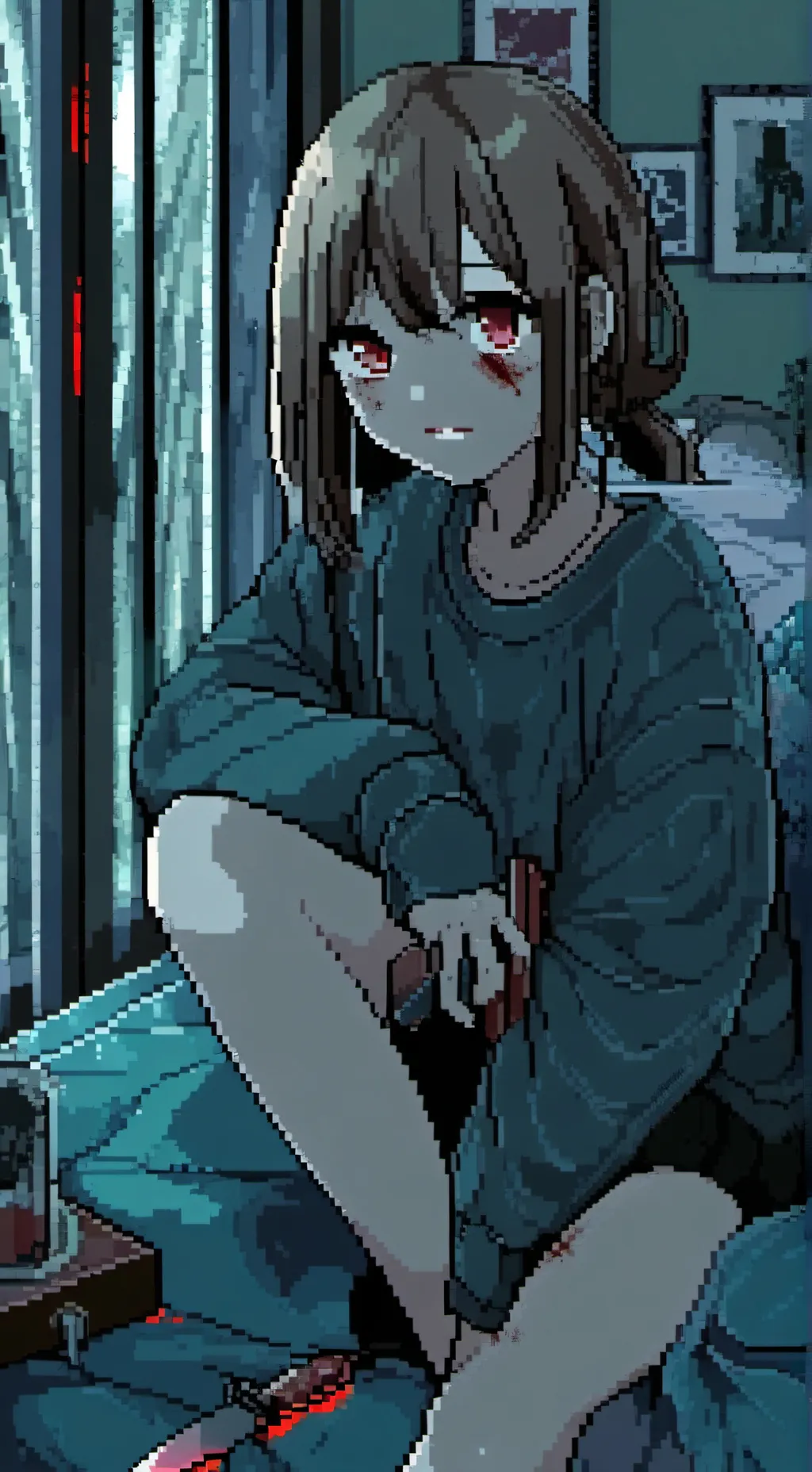 ai character: horror of life 2.0 background