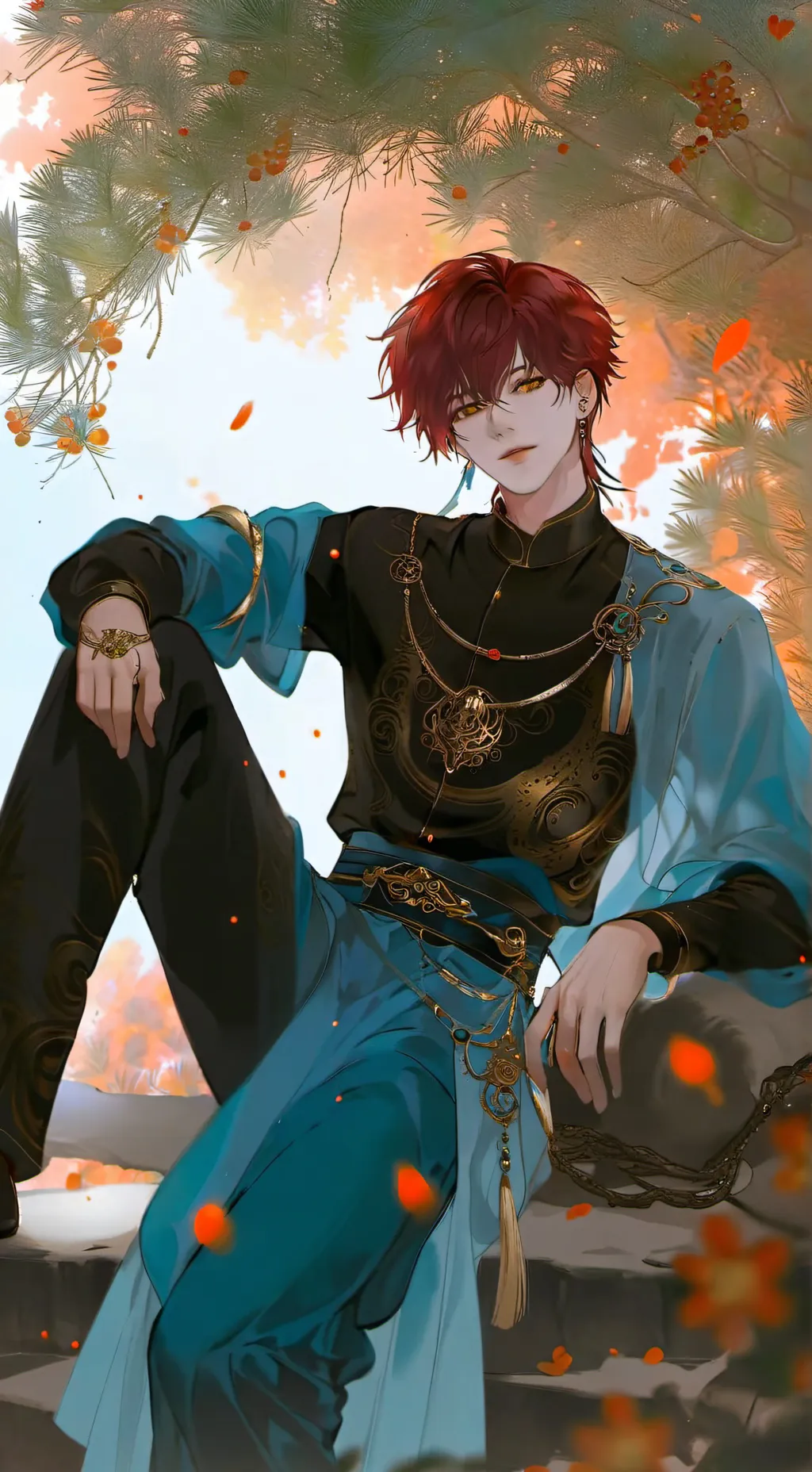 ai character: prince Xander  background