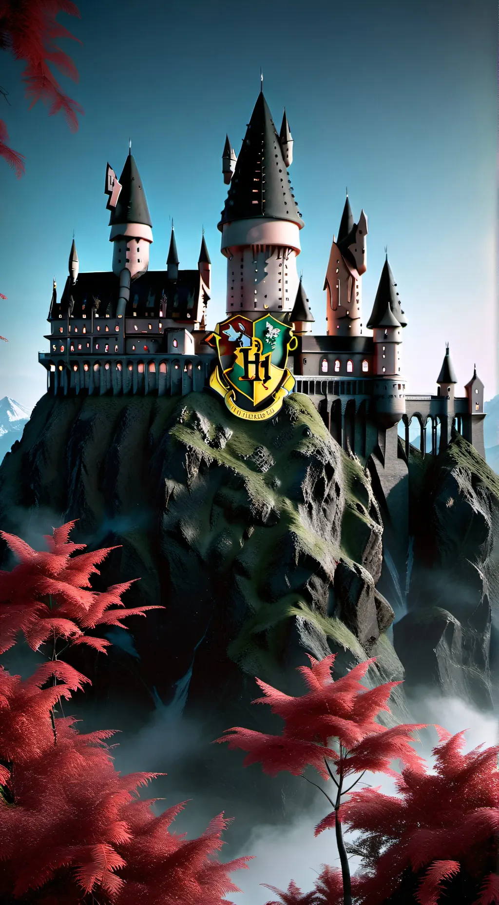 ai character: Hogwarts  background