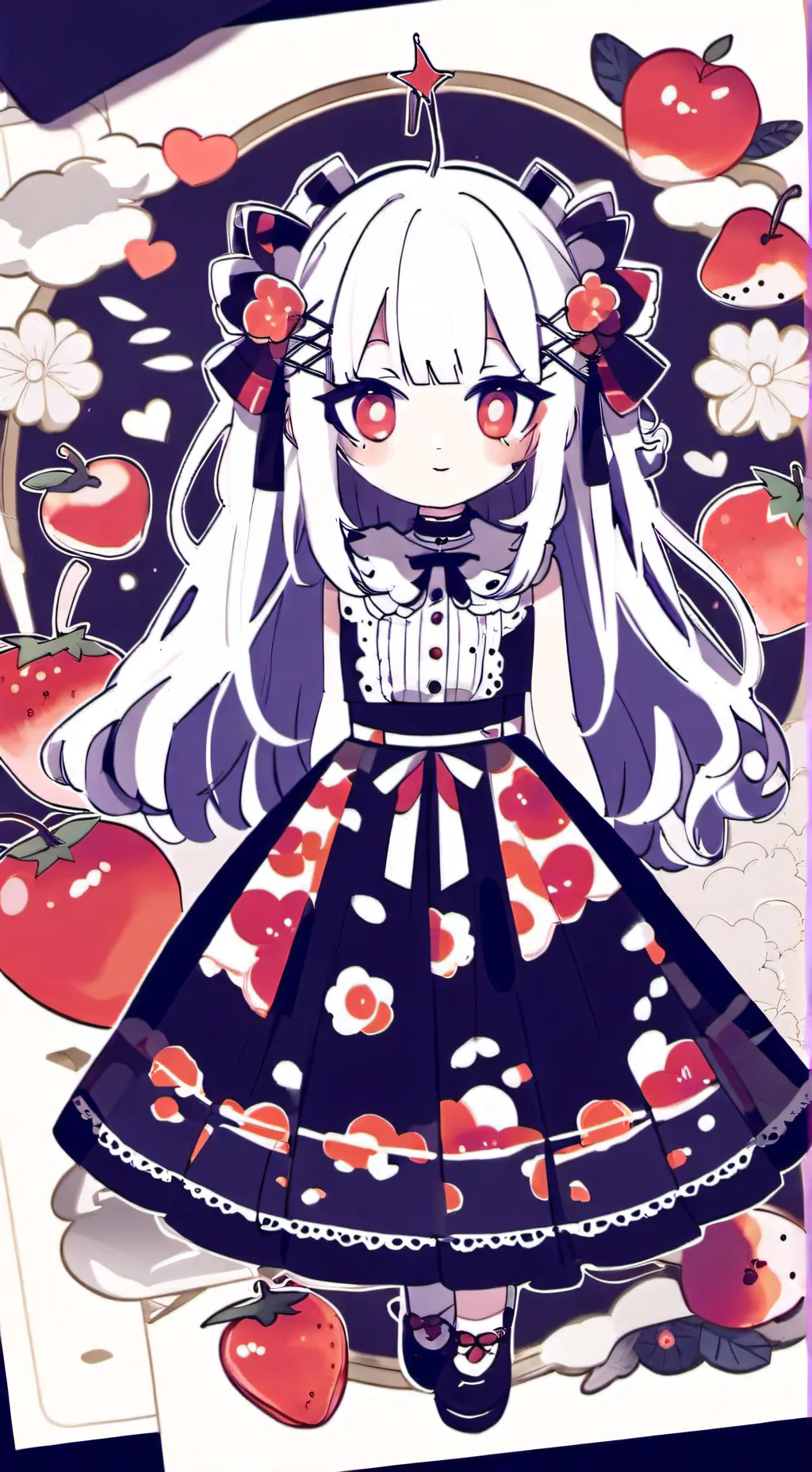 ai character: chuchu y bombom background