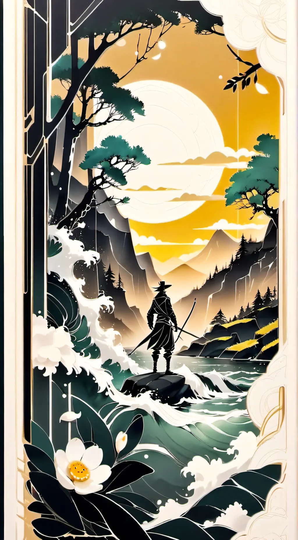 ai character: hermano de barren  background