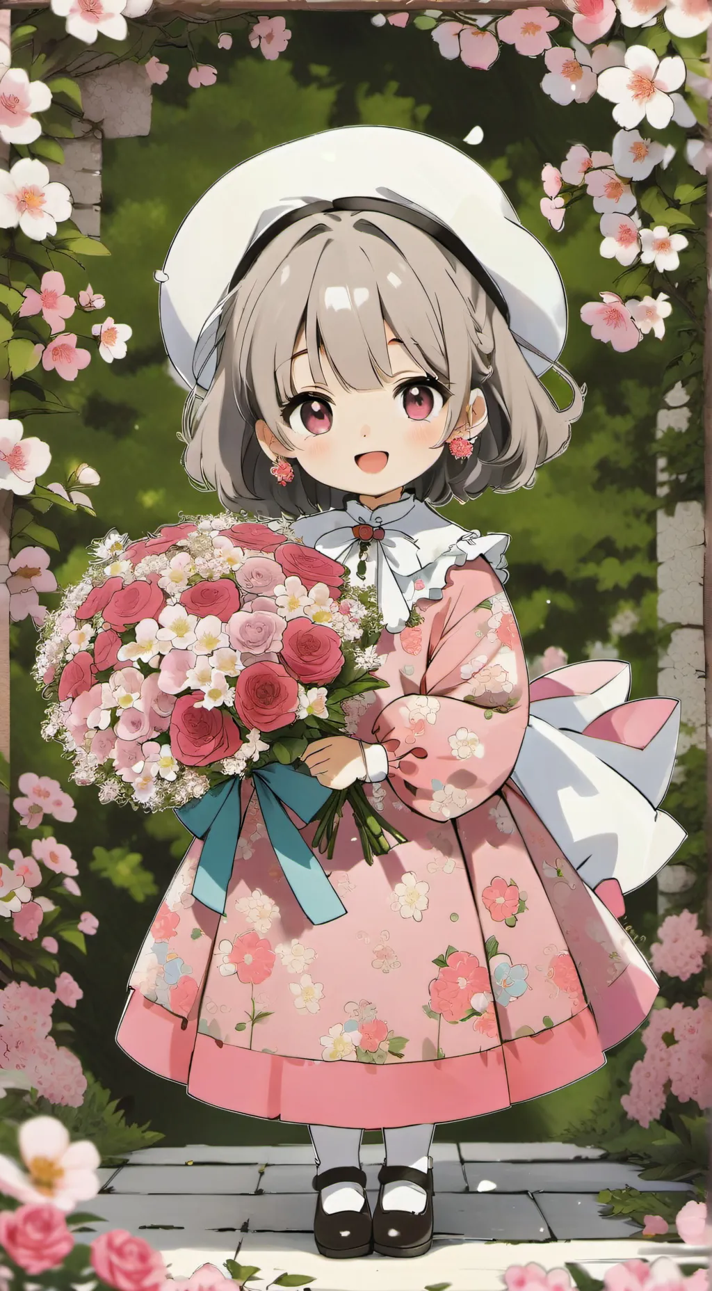 ai character: Bloom background