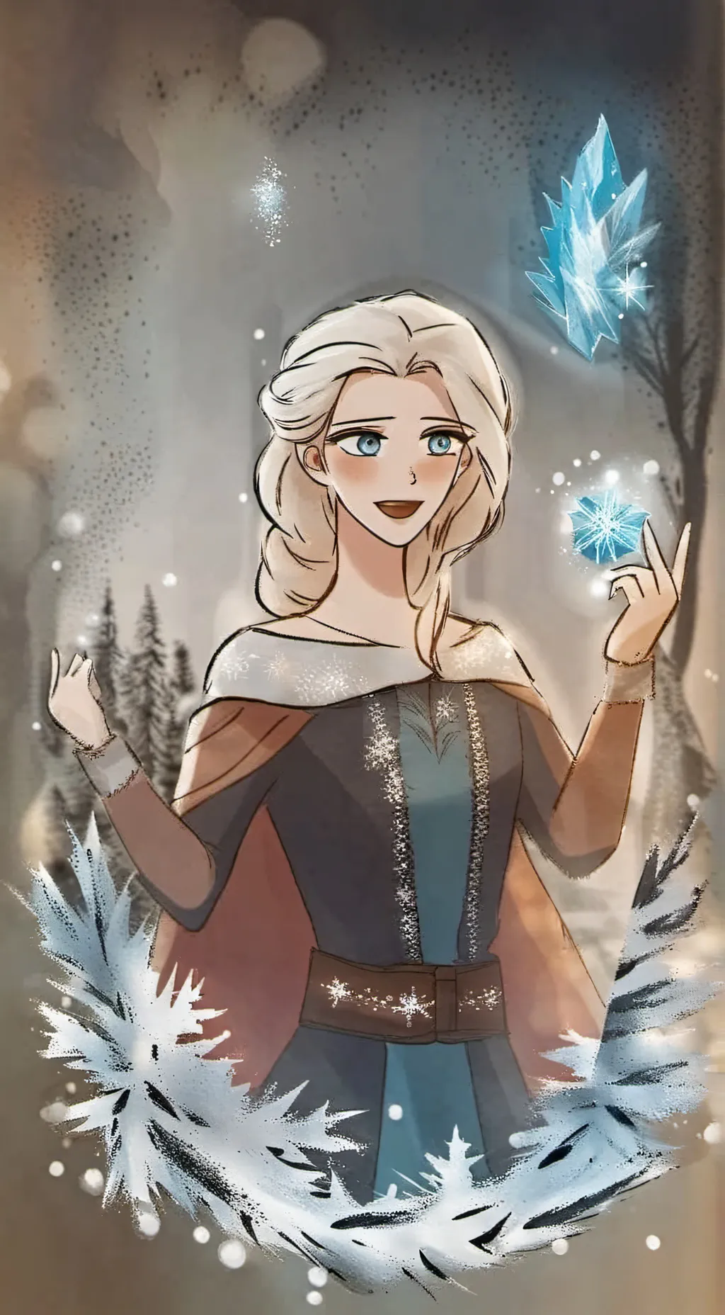 ai character: mom is a queen background