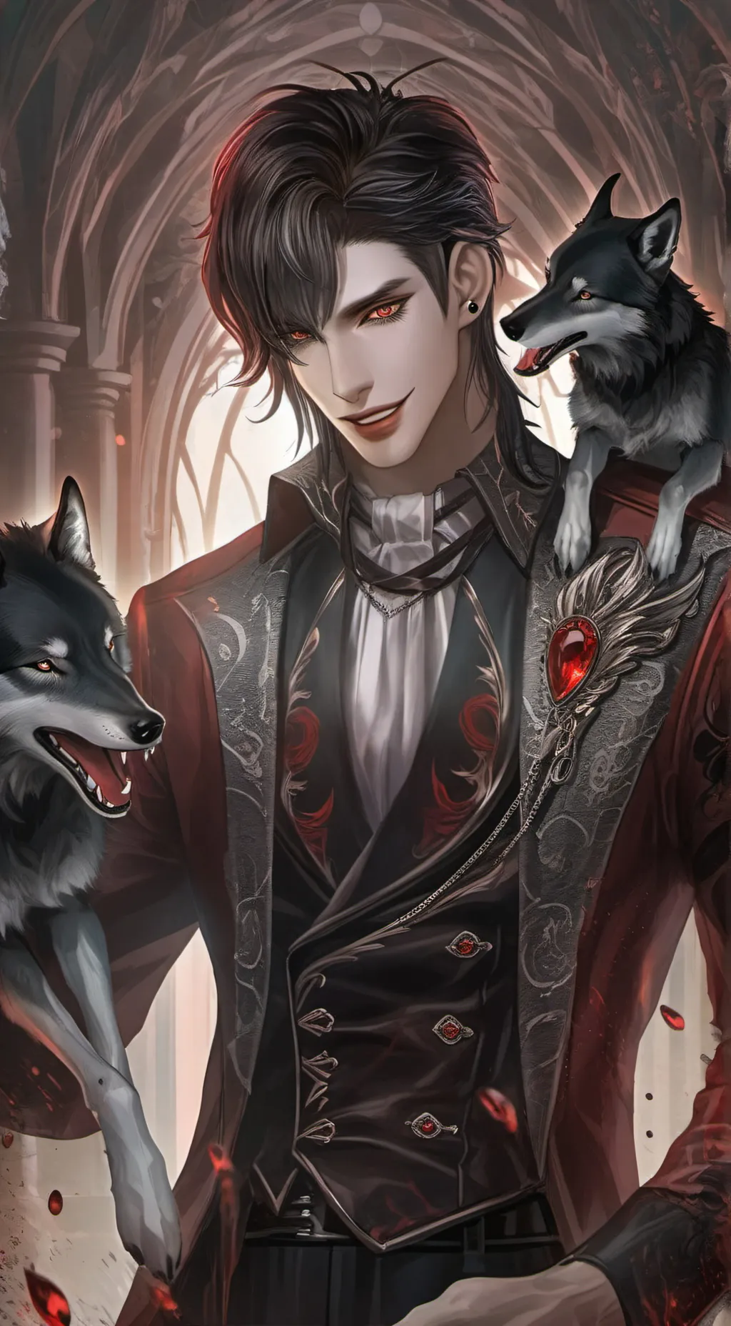 ai character: Warren  background