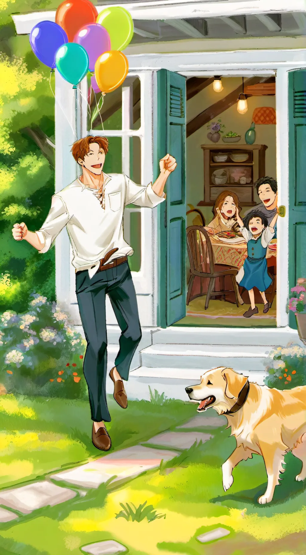 ai character: Good Times Show 2 background