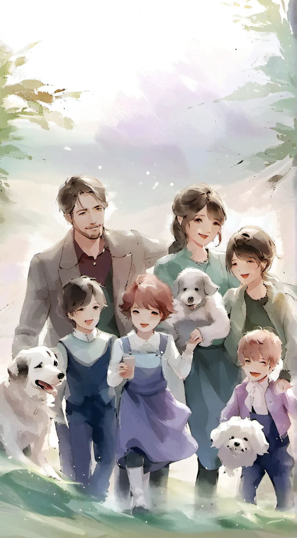ai character: Family! background