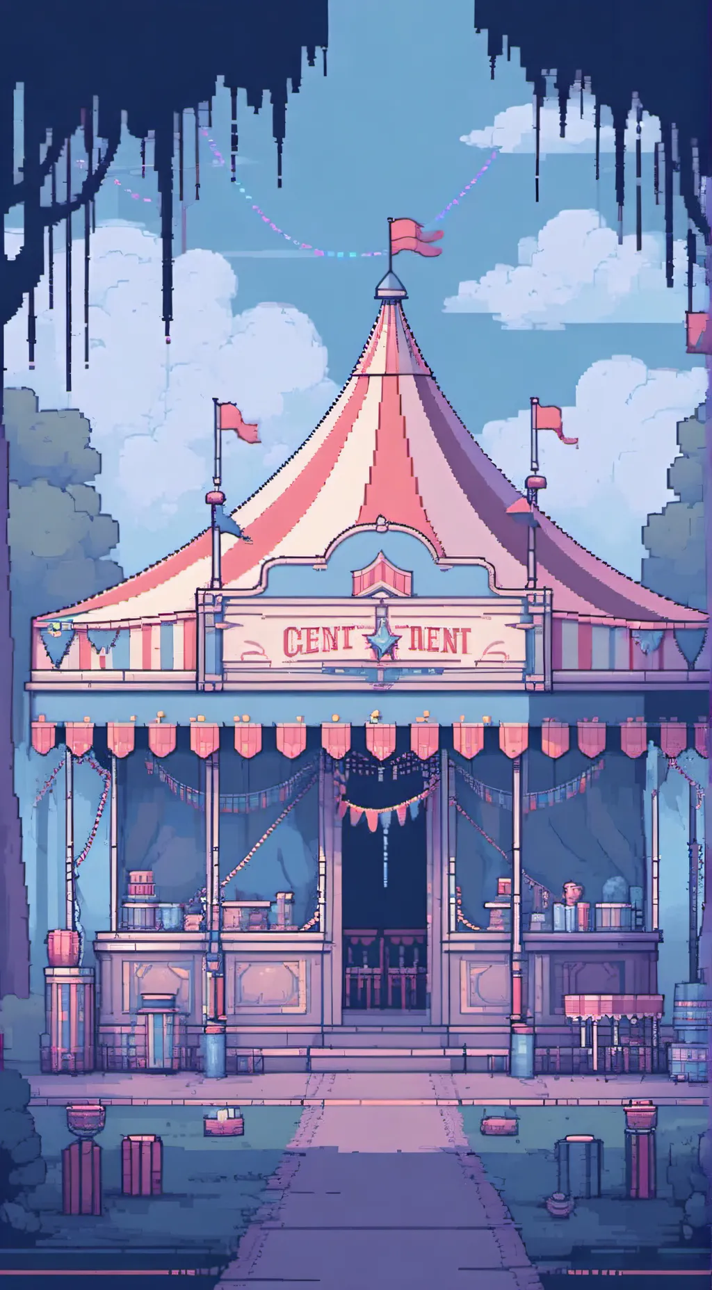 ai character: Circus troupe background