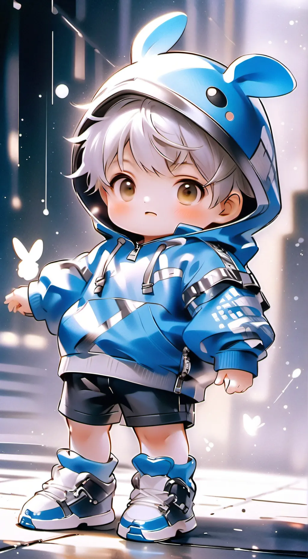 ai character: Chubby baby background