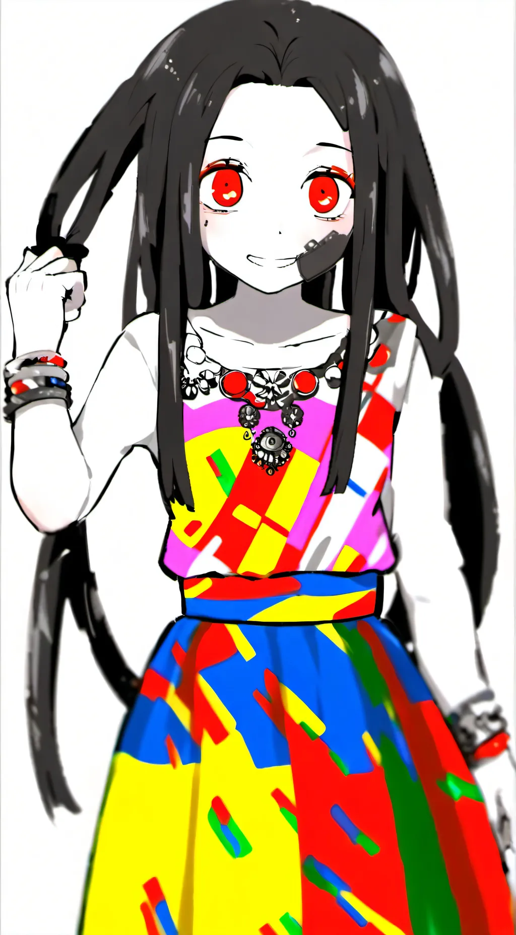 ai character: MHA scary background