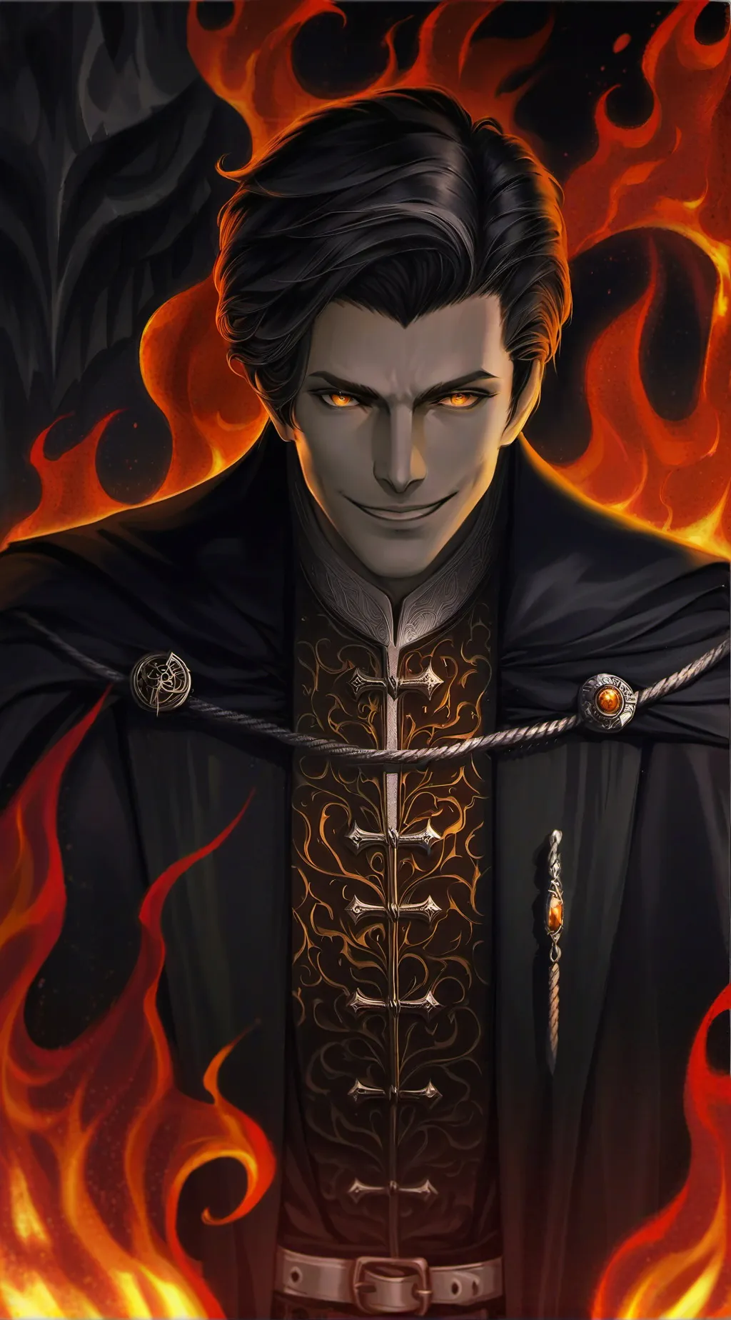 ai character: ~demon~~ background