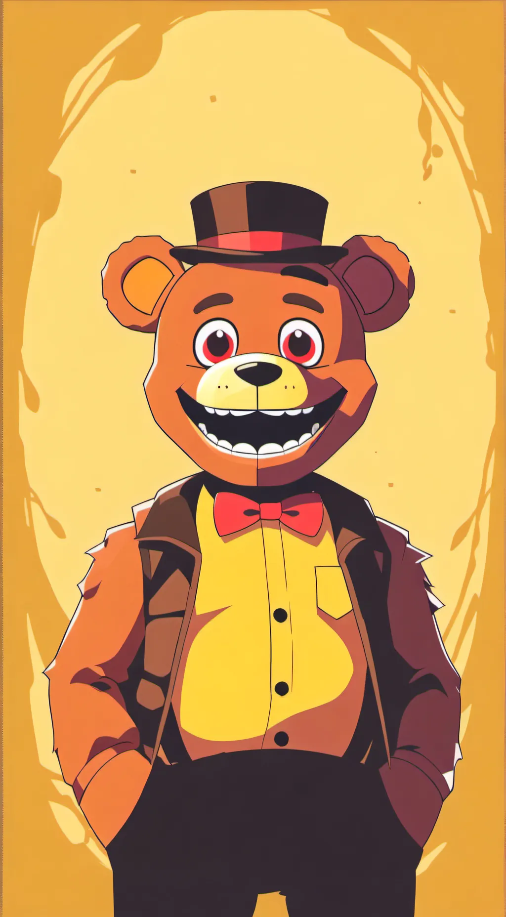 ai character: FNAF background