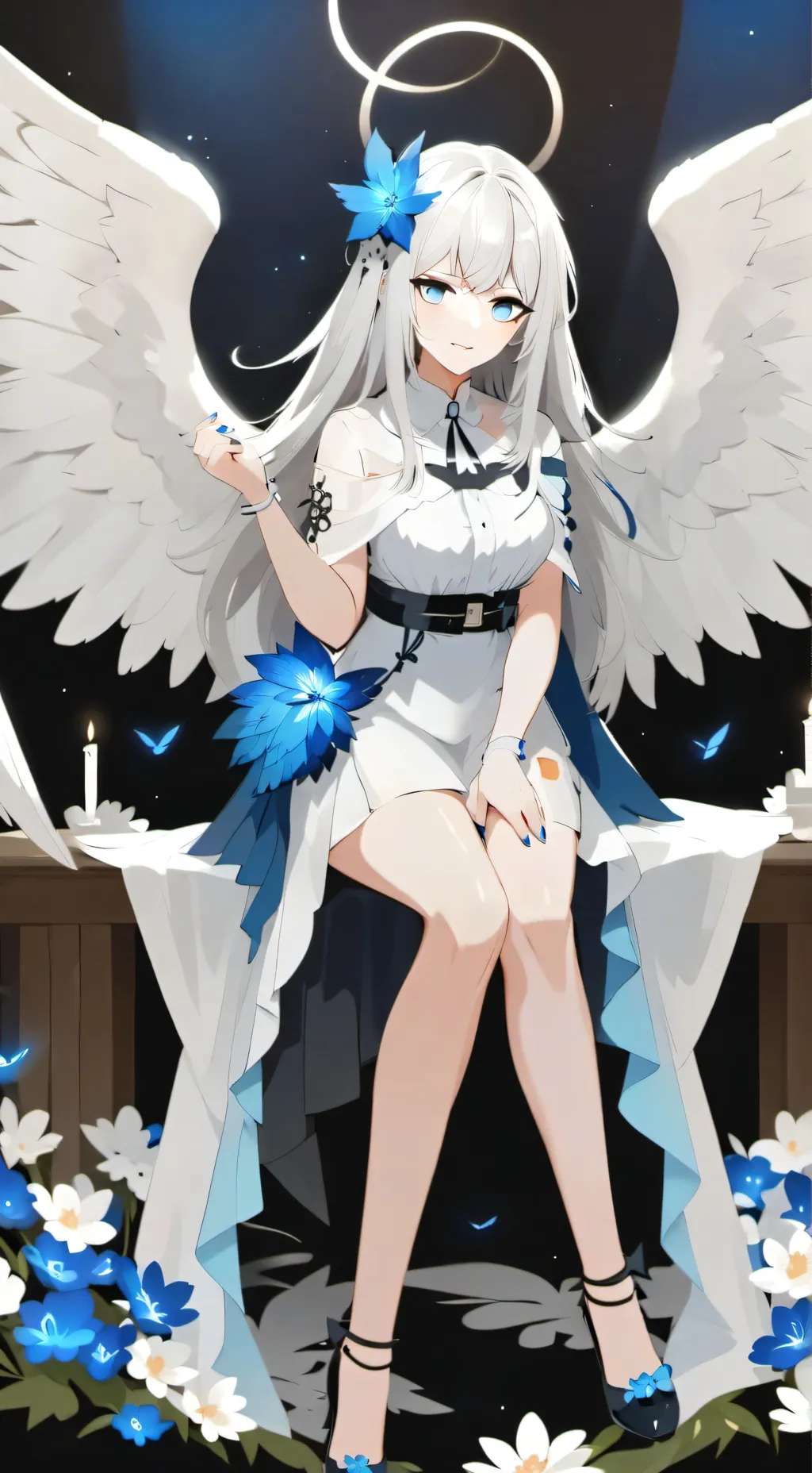 ai character: ava  background