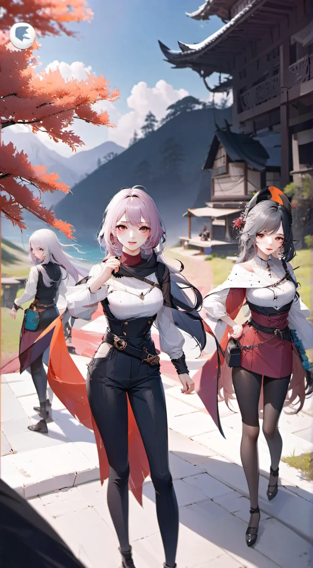 ai character: girls background