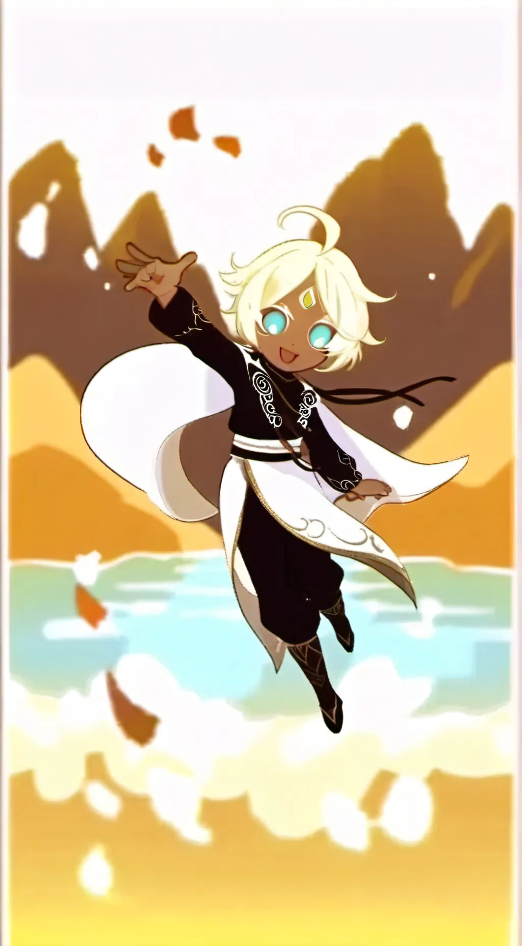 ai character: pure vanilla  background