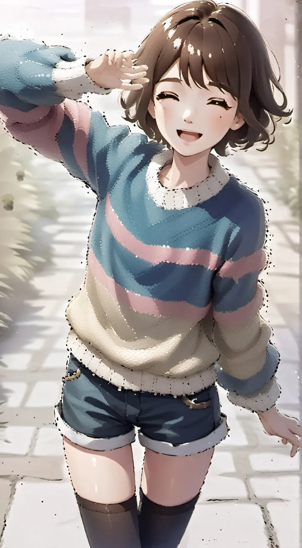 ai character: Frisk background