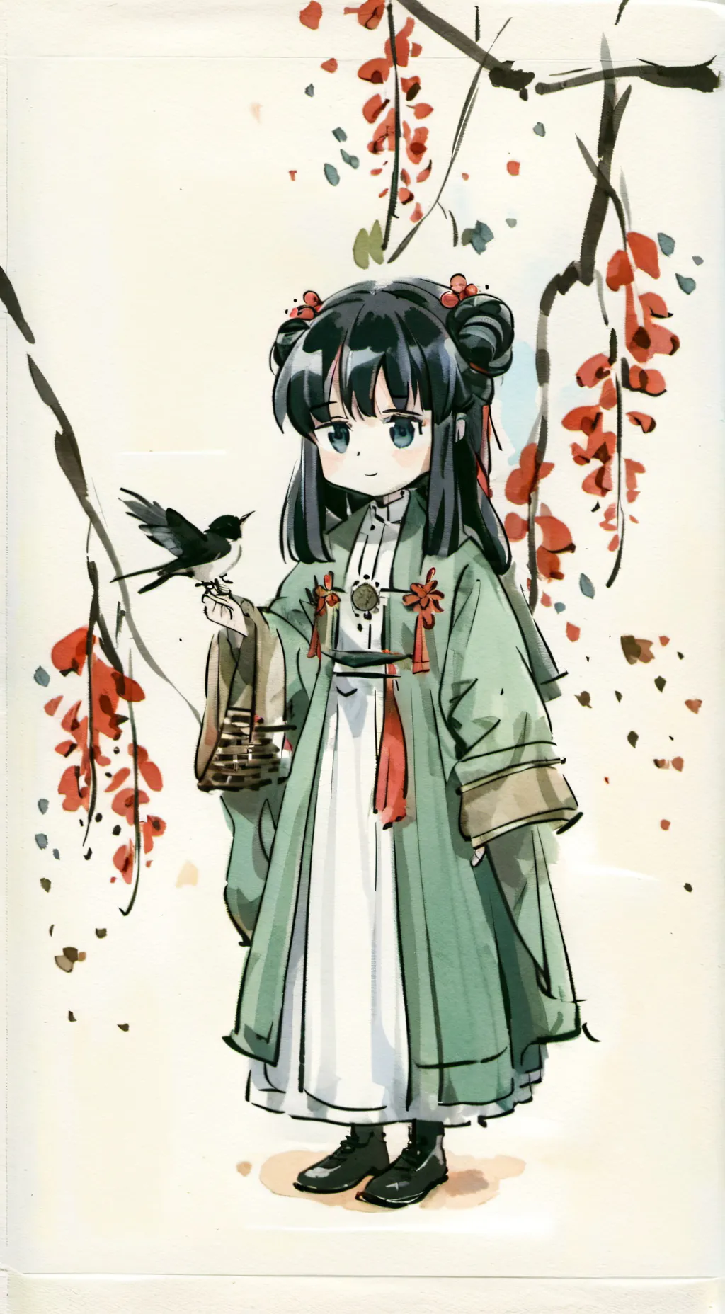 ai character: toki tu alma gemel background