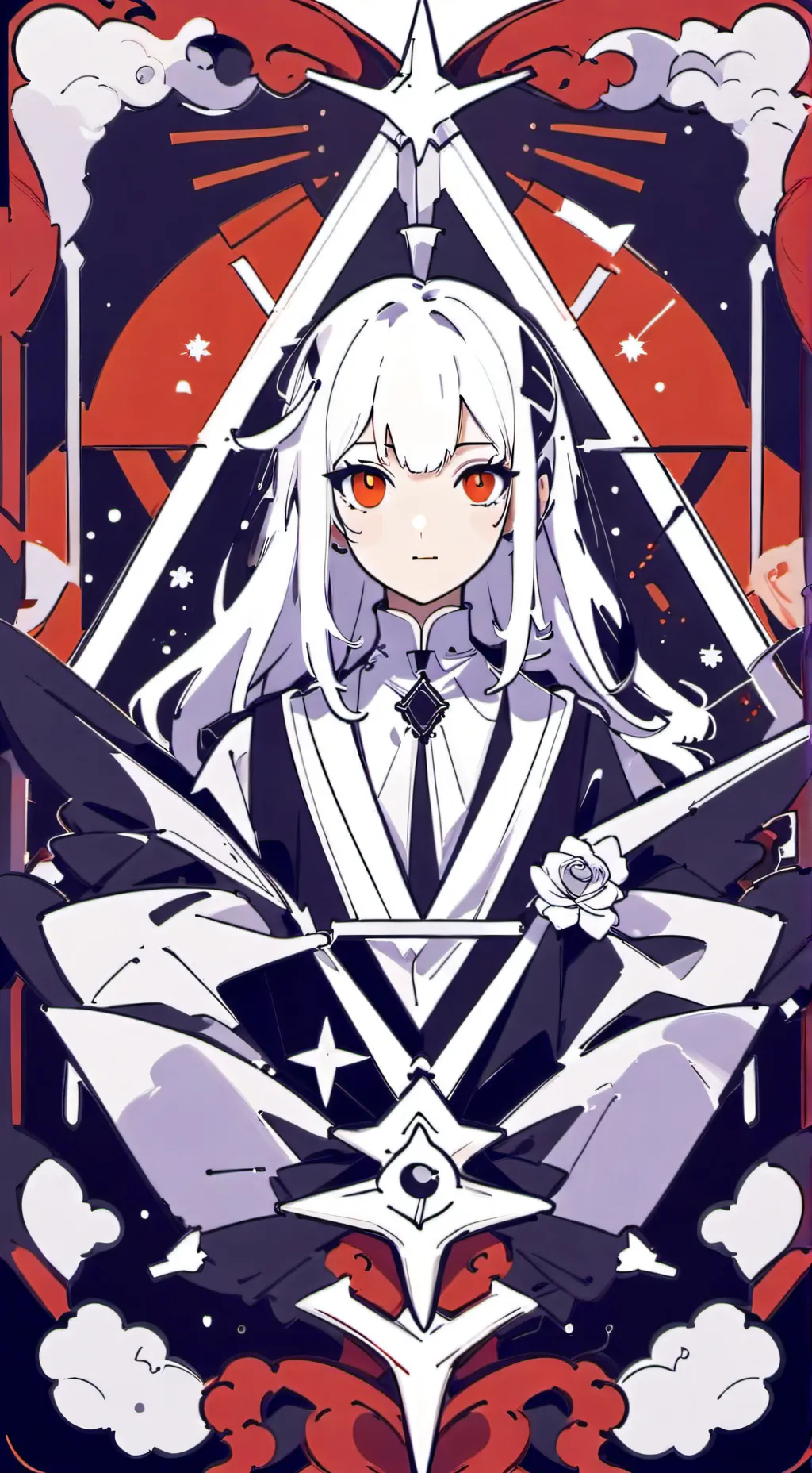 ai character: flaire[my oc] background