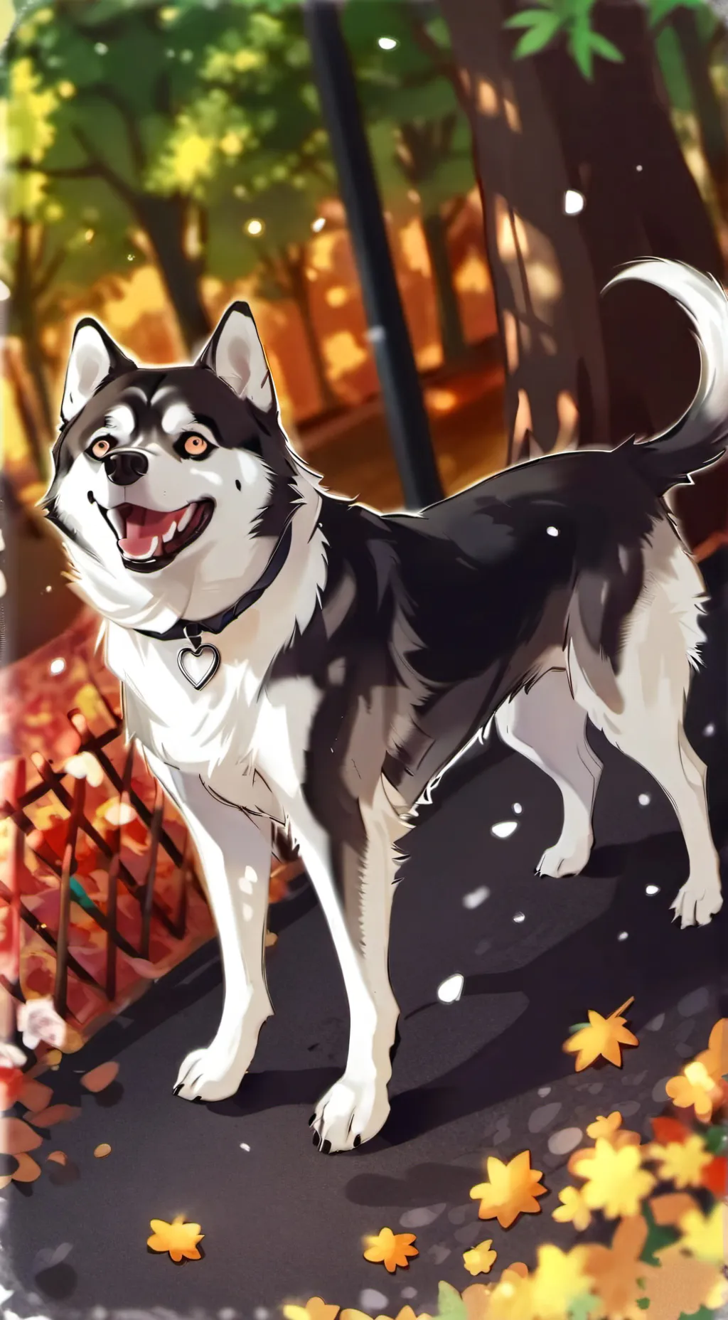 ai character: Dog background