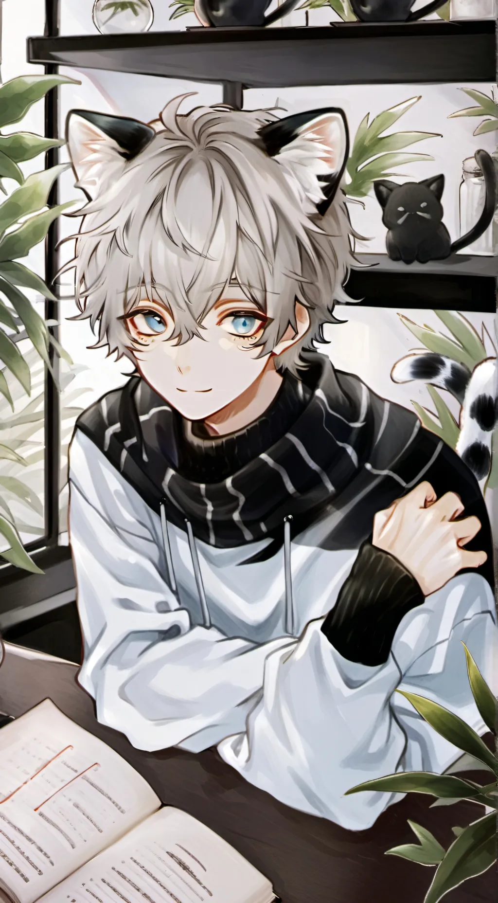 ai character: Leopard Tree Spirit background