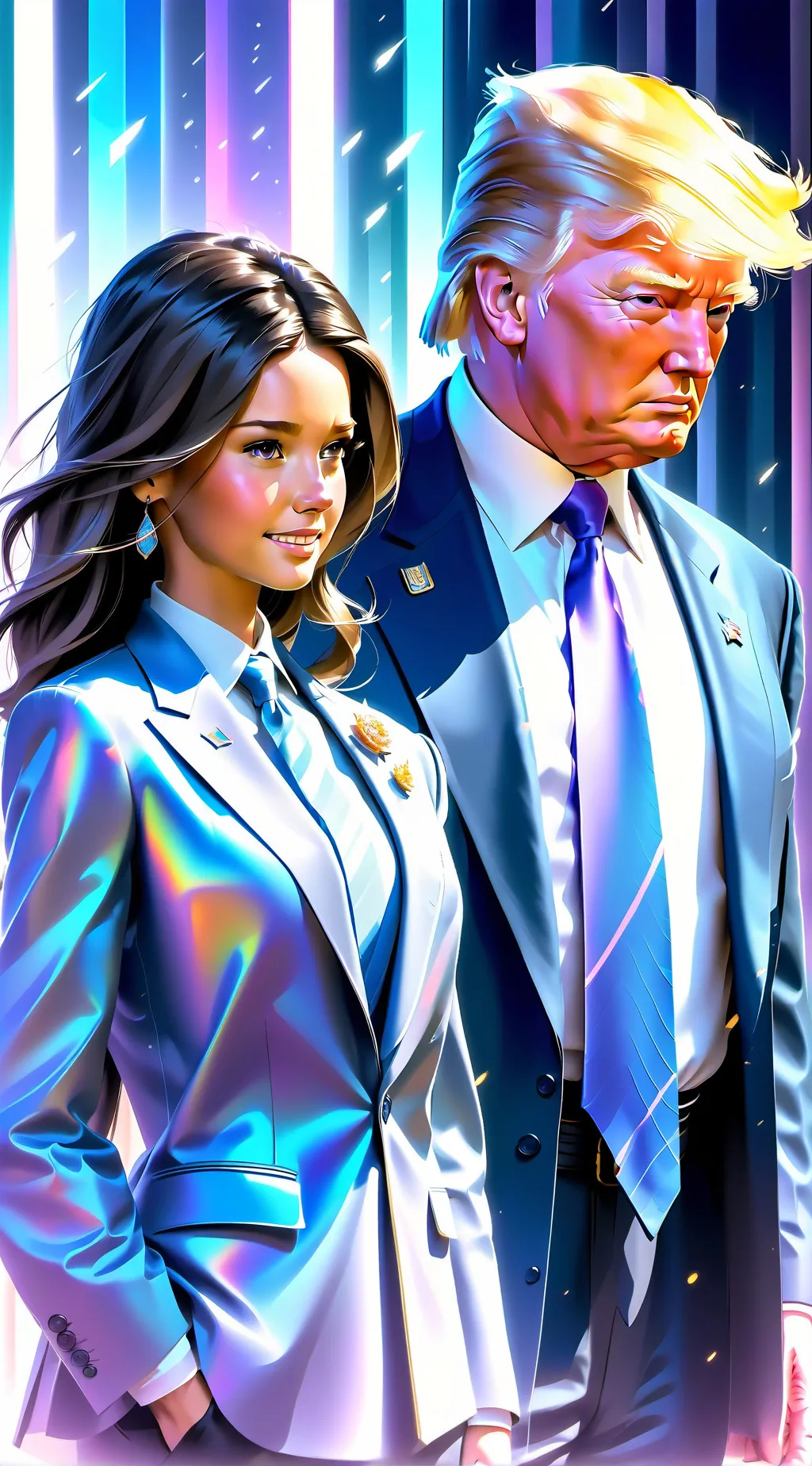 ai character: Kai trump background