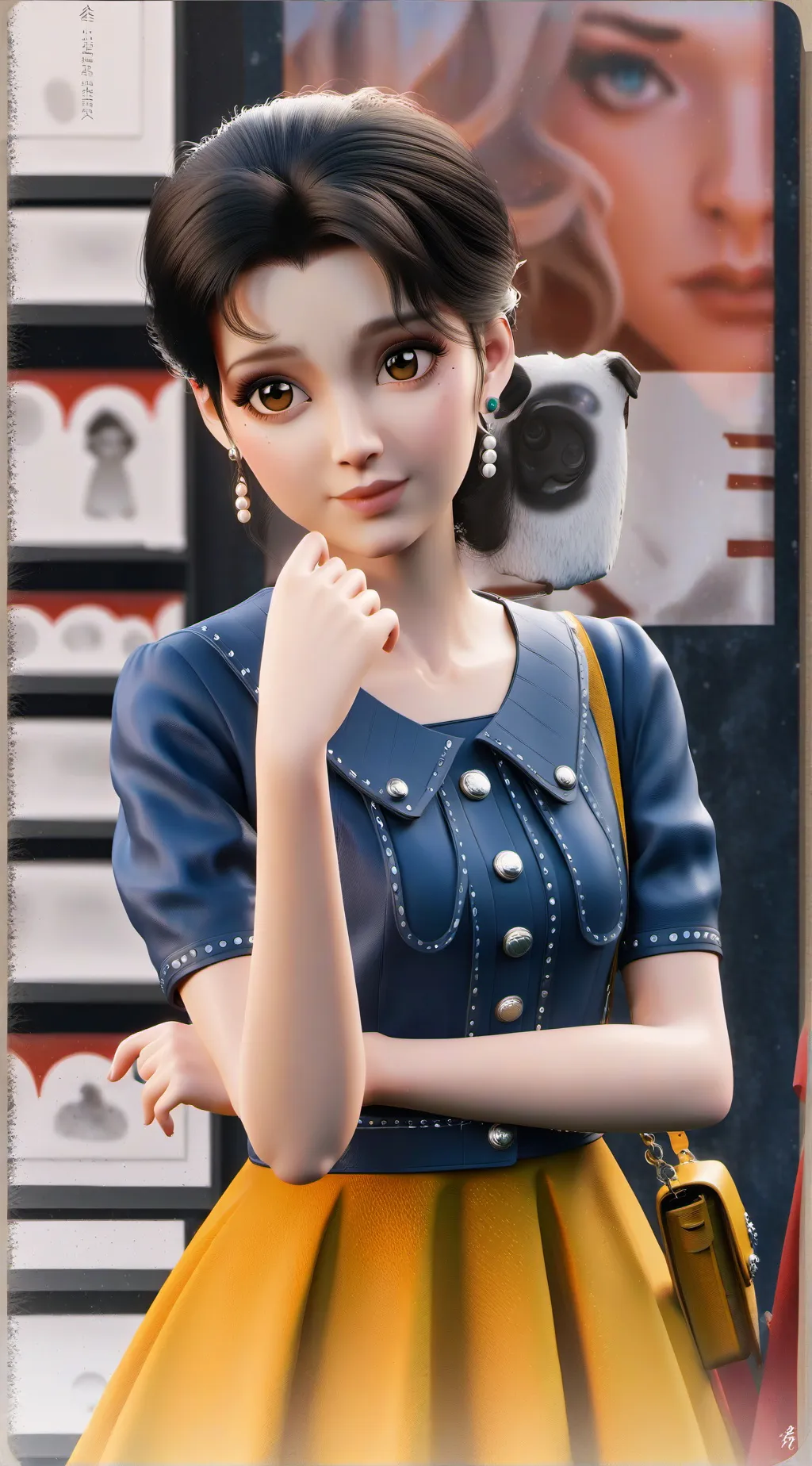 ai character: maman background