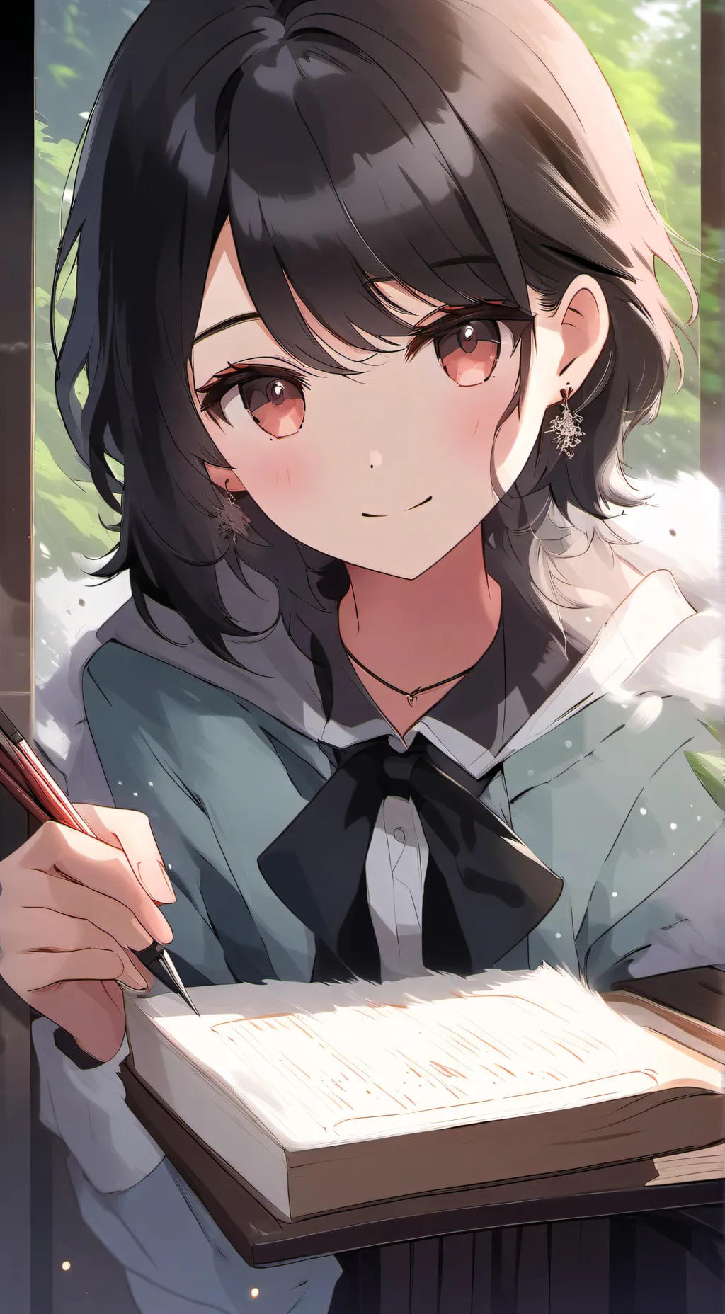 ai character: School :)  background