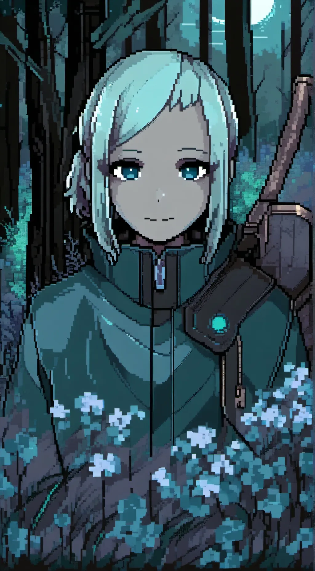 ai character: deku femme  background