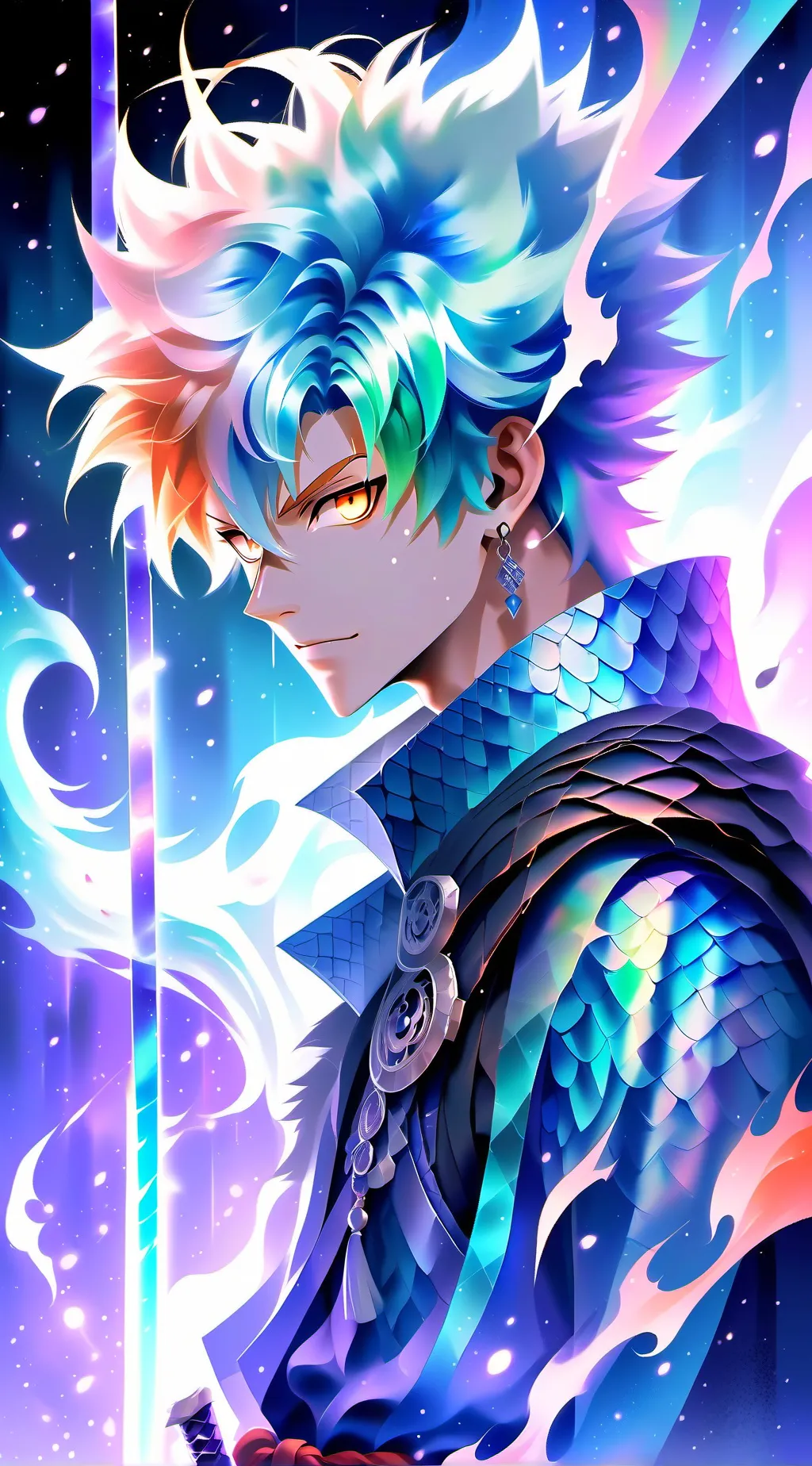 ai character: Bakugo  background