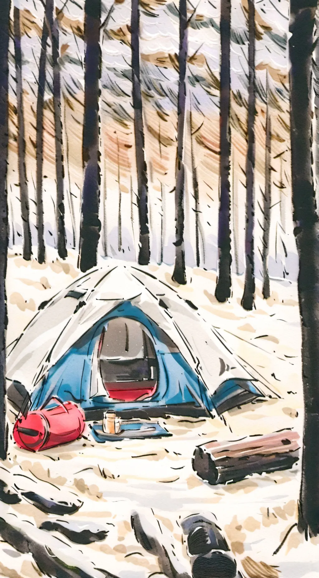 ai character: Naruto Camping  background