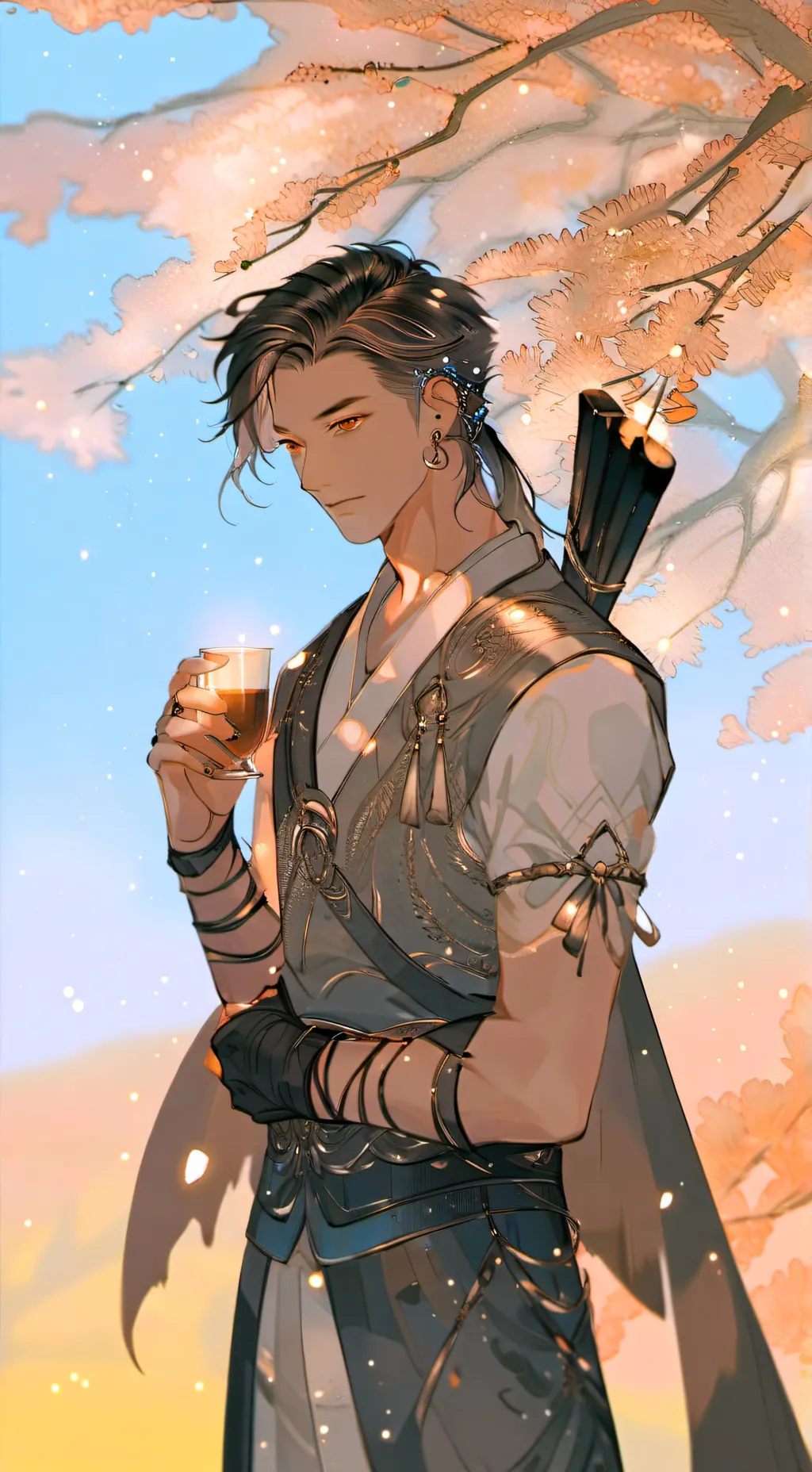 ai character: Thanos  background