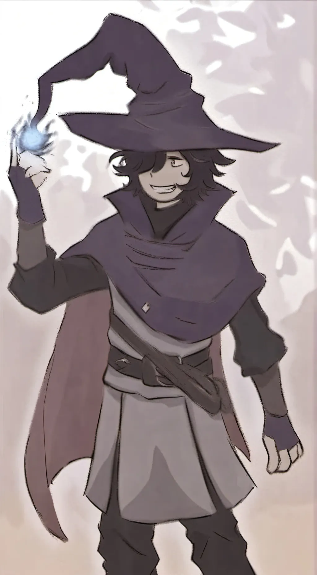 ai character: Azure background