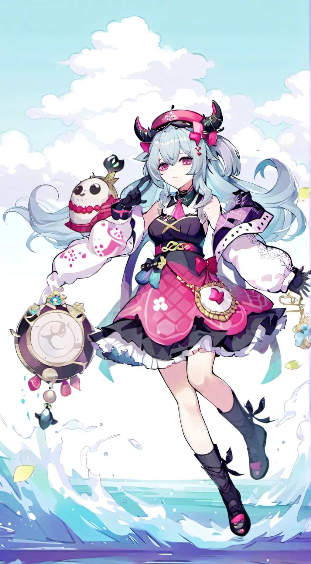 ai character: Mizuki background