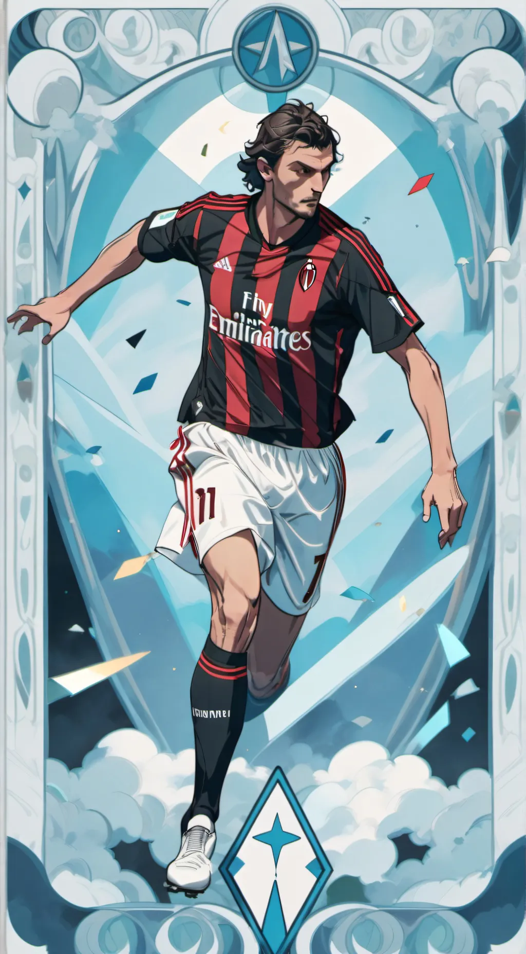 ai character: Andrea Pirlo background