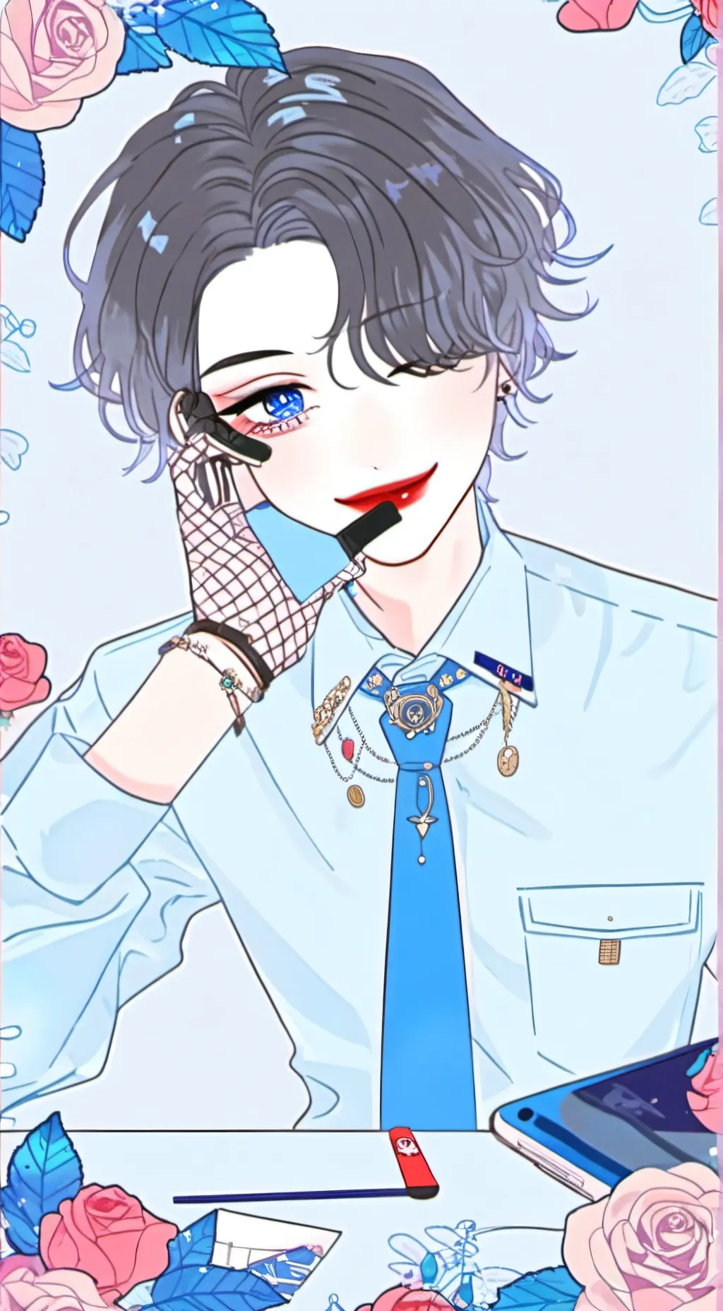 ai character: ella background