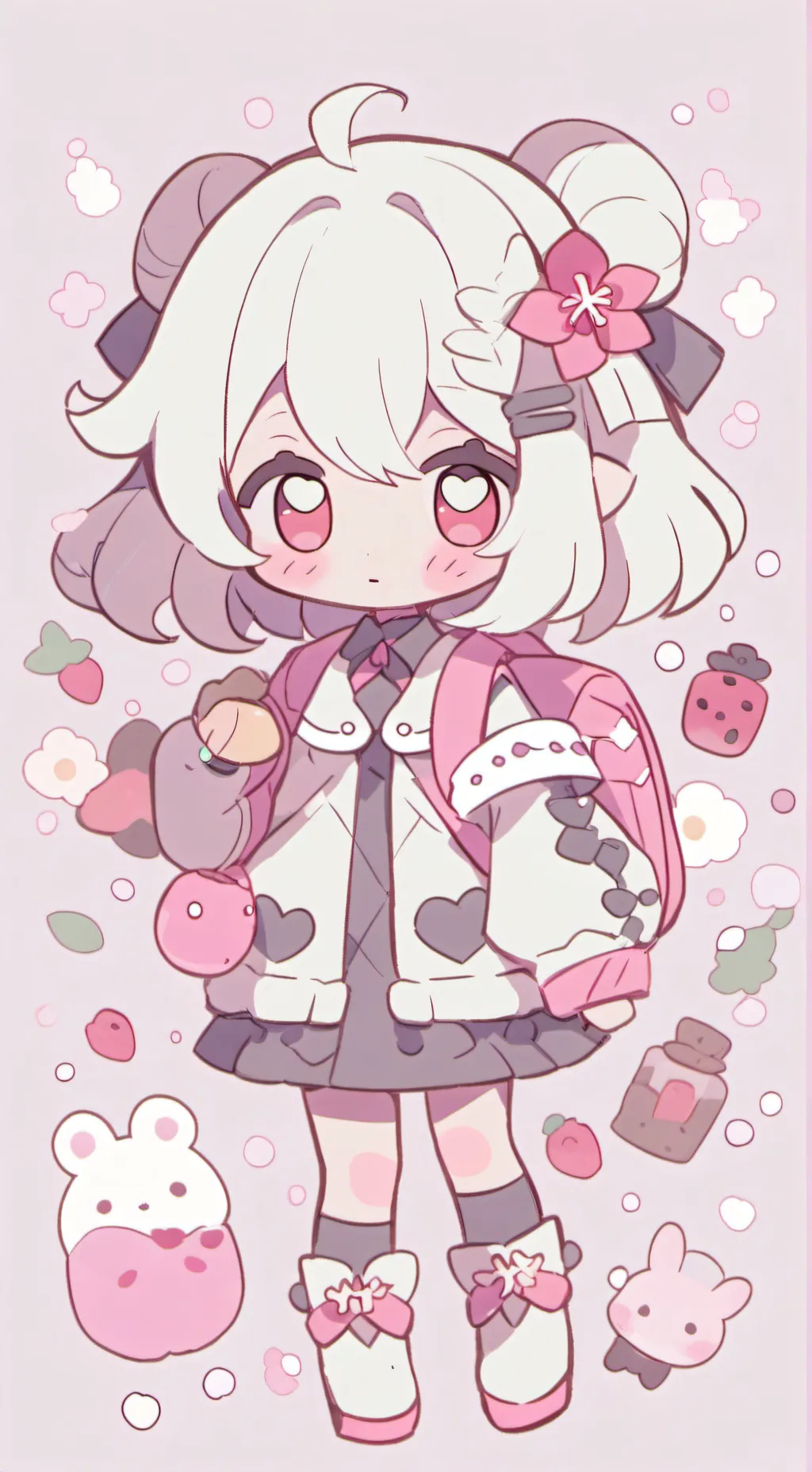 ai character: bebe abandonada  background