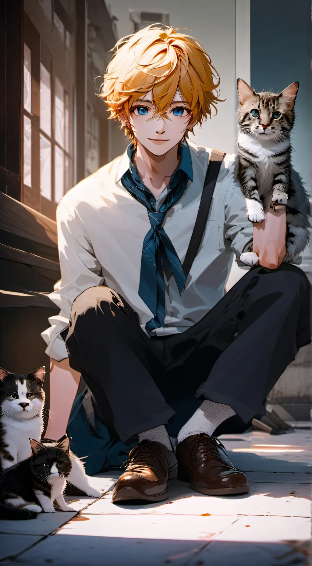 ai character: Daniel's school background