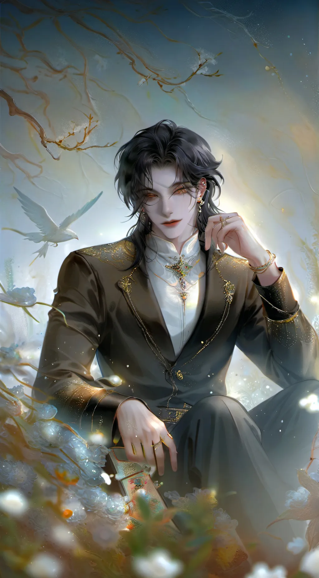 ai character: mark background