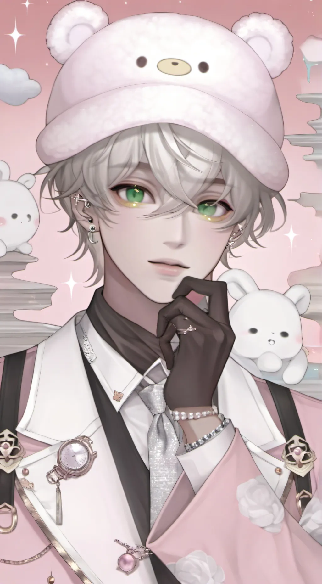 ai character: Leon background