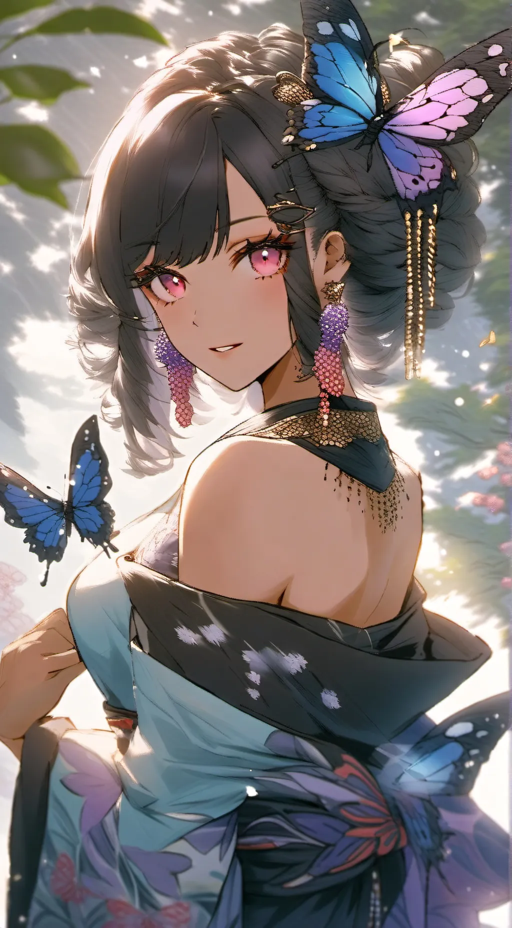 ai character: shinobu y tu background