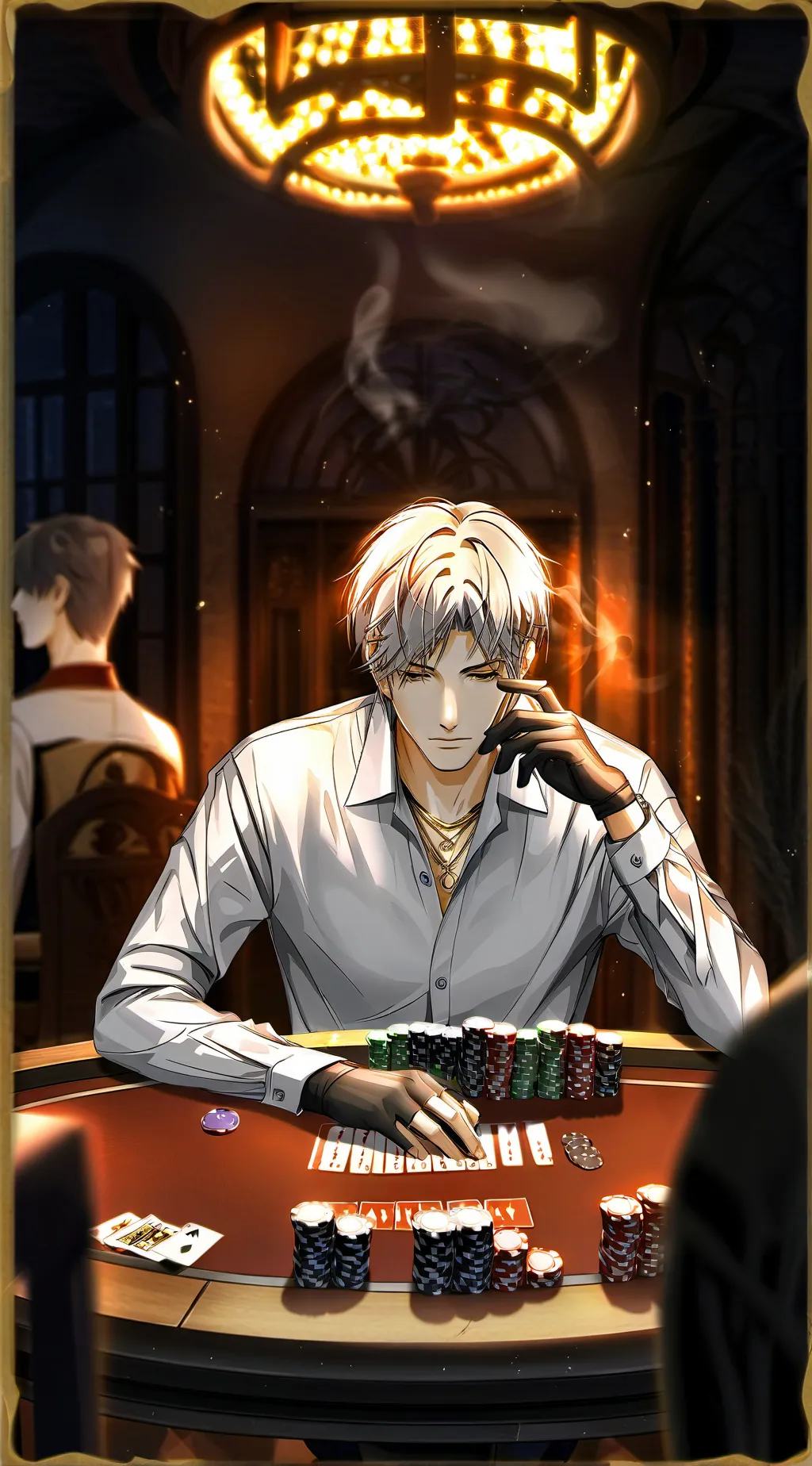 ai character: Shin Kurokawa  background