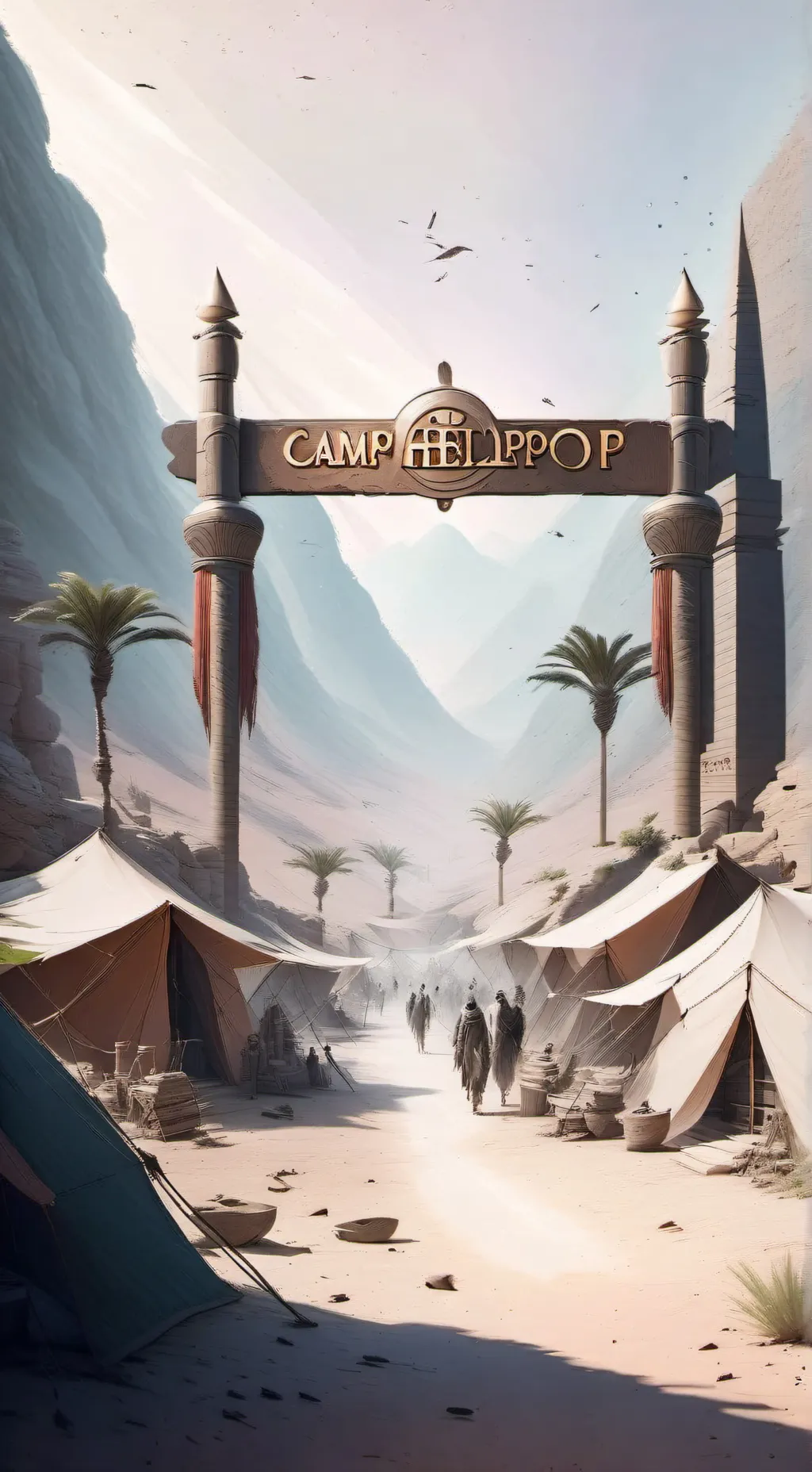 ai character: Camp Heliopolis background