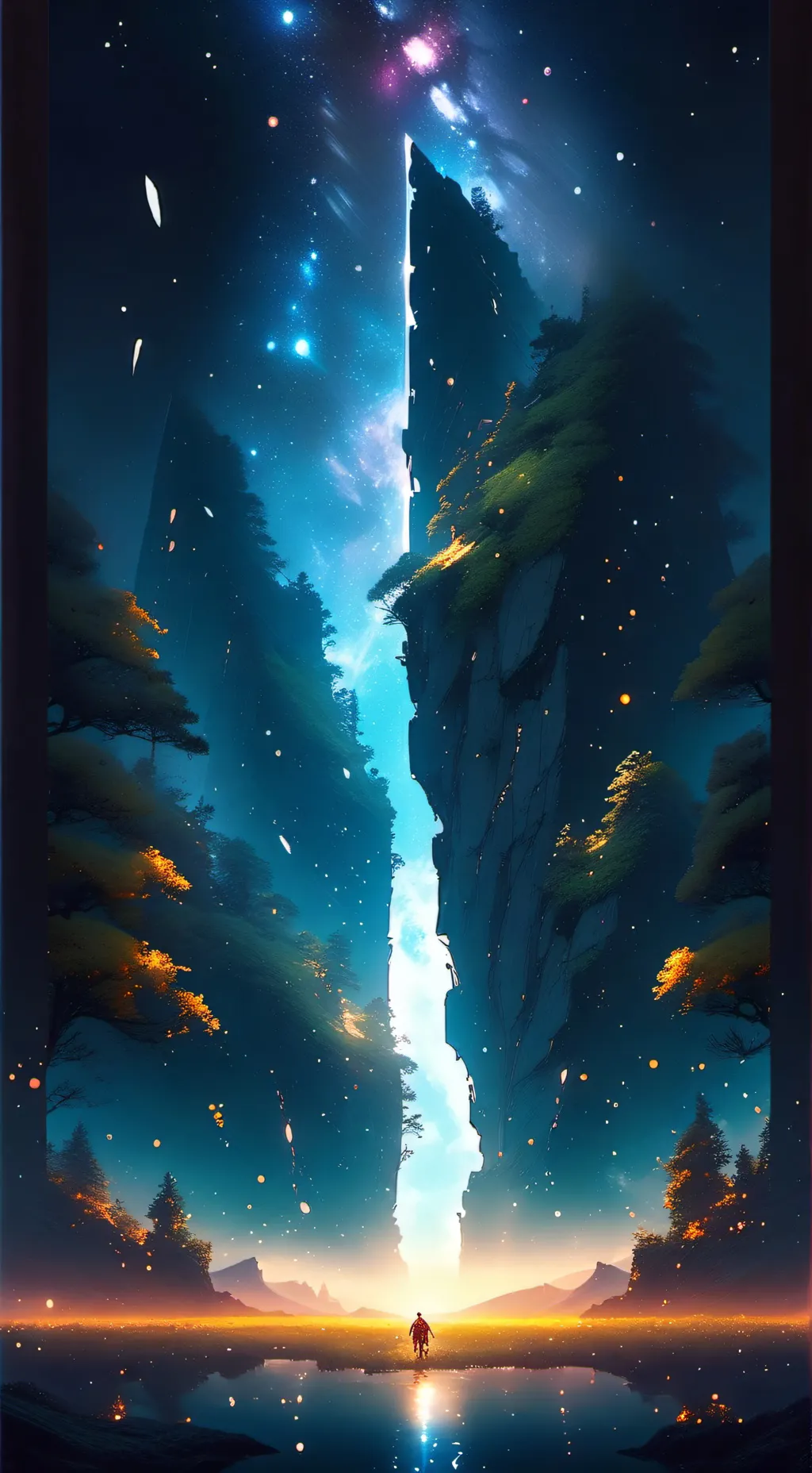 ai character: true insanity sans background