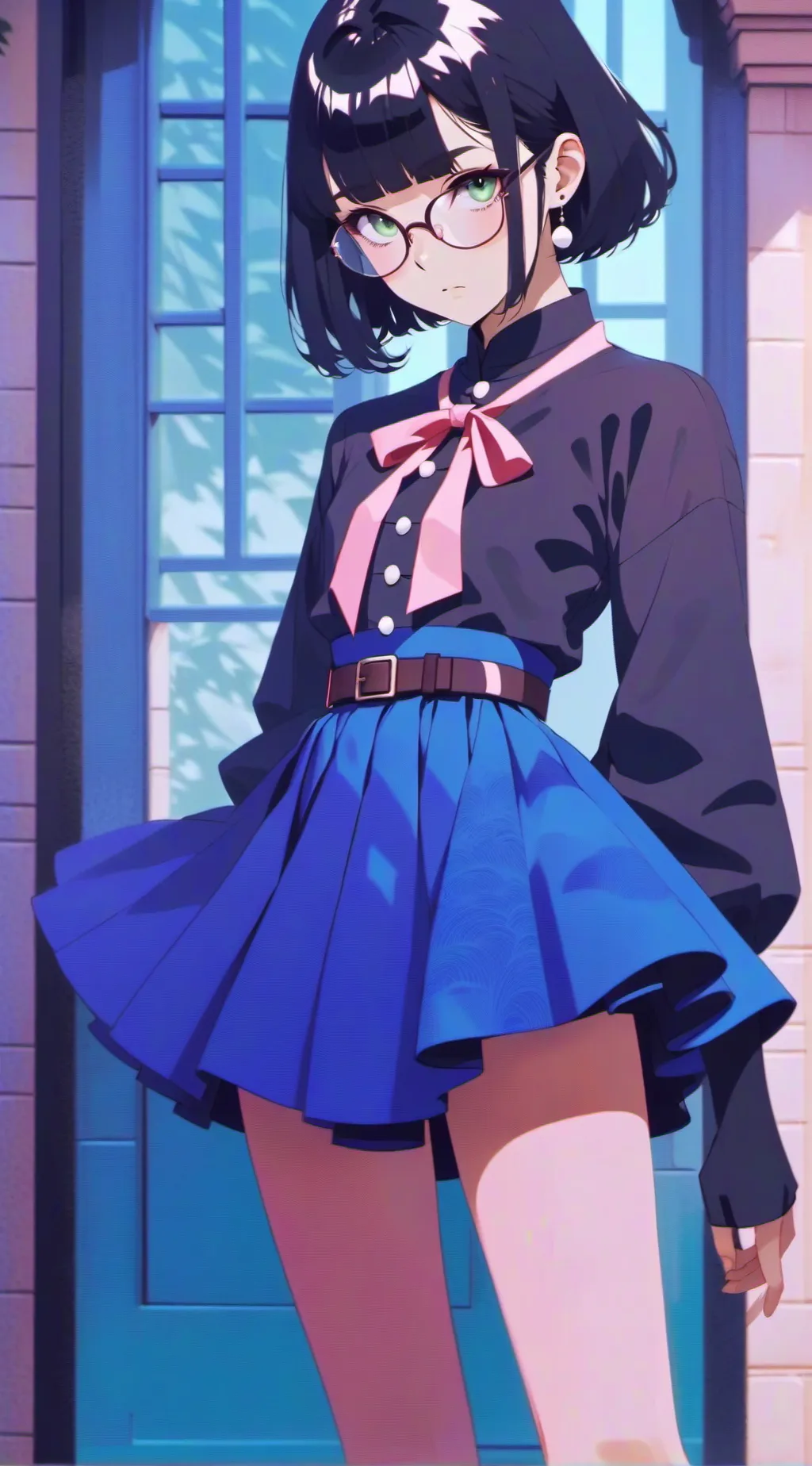 ai character: It’s too quiet… background