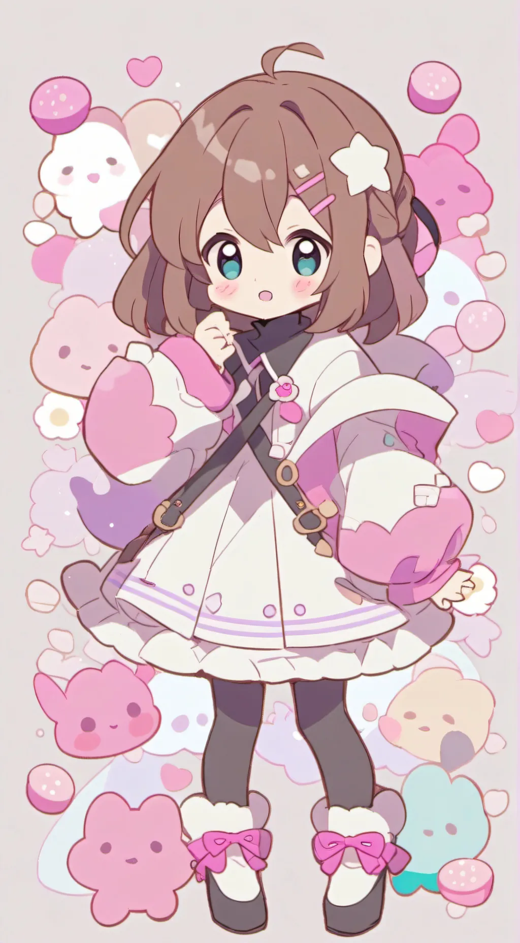 ai character: маша🍓🍬🍮🦴 background