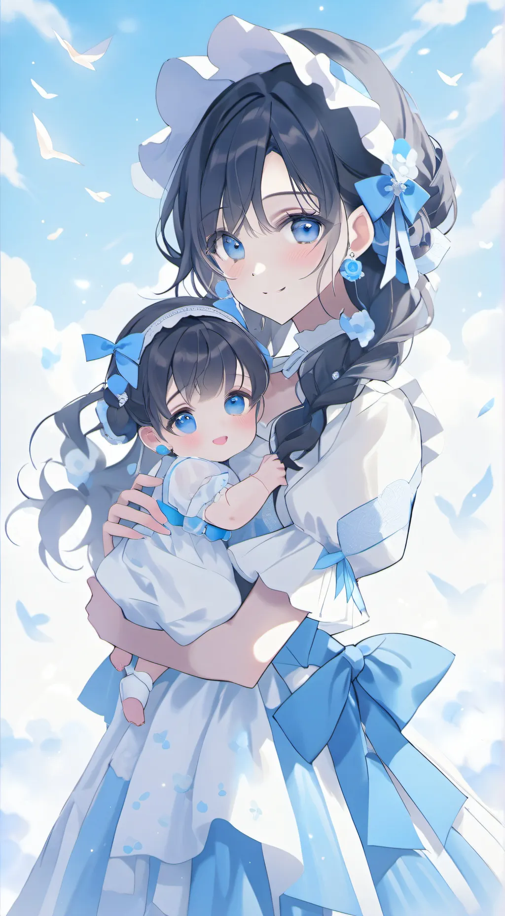 ai character: Juliana y Martina background